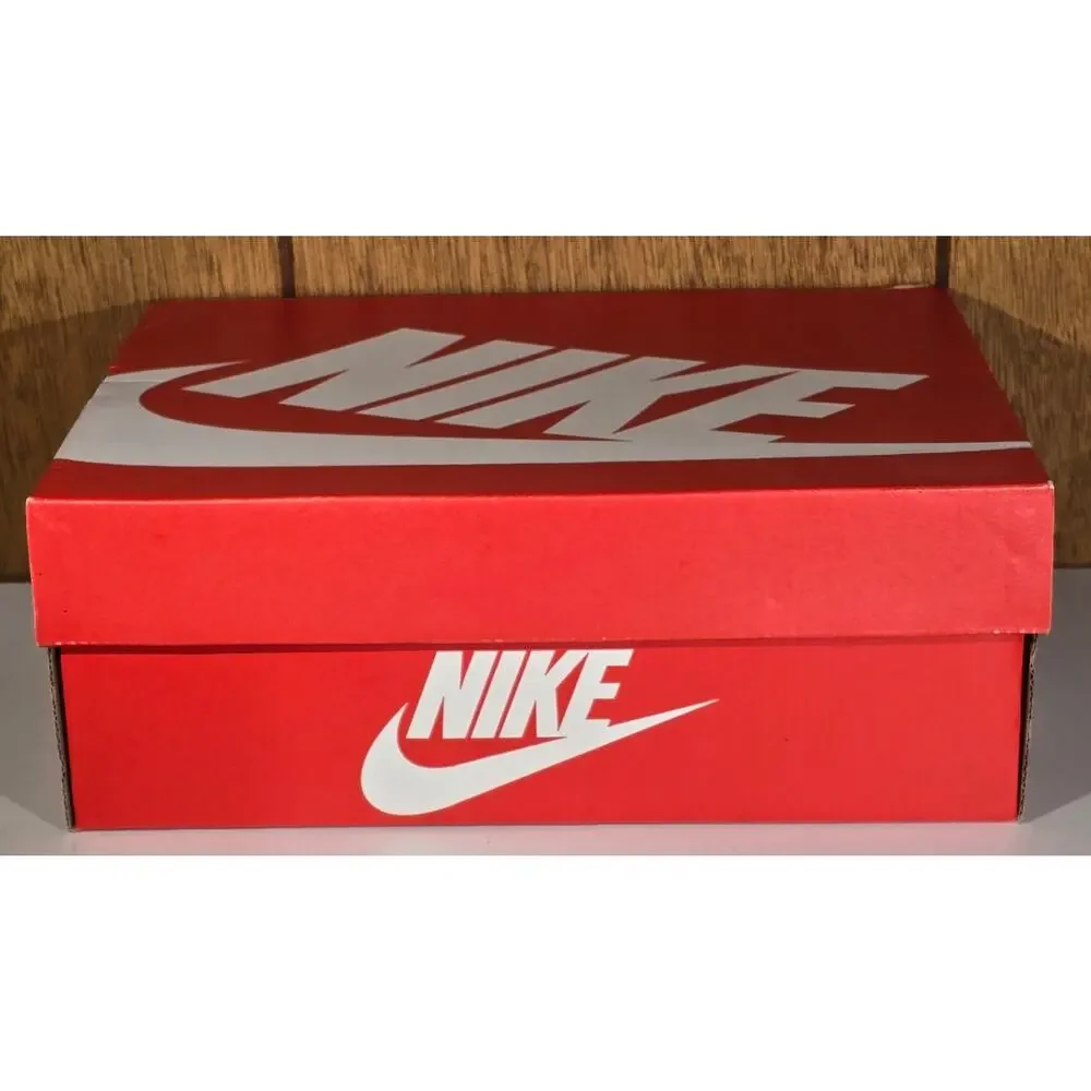 SHOEBOX ONLY - Nike Air Max 90 LTR GS White Metallic Silver Size 4Y CD6864-100